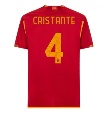 AS Roma Bryan Cristante #4 Replika Hjemmebanetrøje 2023-24 Kortærmet